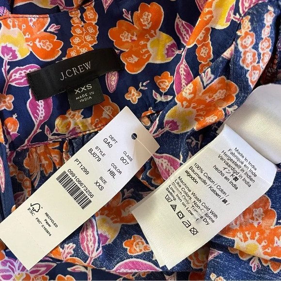 J.Crew Flowy cotton poplin camisole in painted block print - Picture 13 of 13